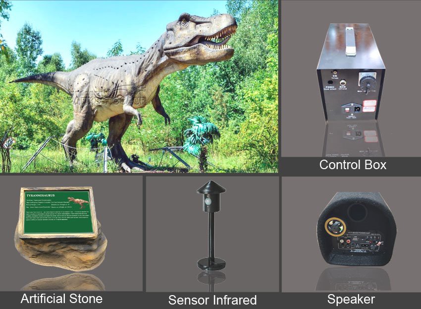 Jurassic Park Dinosaur Statue T-Rex-A